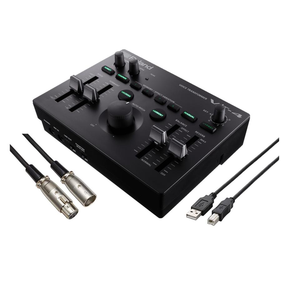 【動作品】Roland VT-4 ボイスチェンジャー 本体・USBケーブル ローランド（Roland） Roland / VT-4 ケーブル付スターターセット