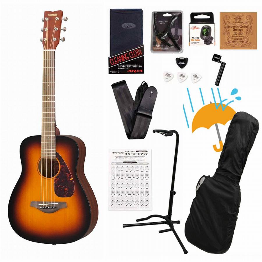 YAMAHA / JR2 Tobacco Brown Sunburst (TBS) ヤマハ ミニアコースティックギター ミニギター フォークギター JR-2 入門 初心者アコギ入門豪華13点初心者セットR