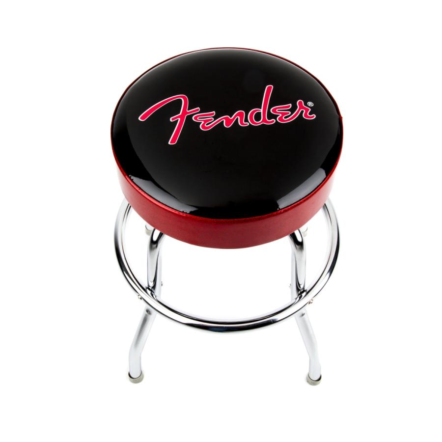 Fender（フェンダー） Fender / Red Sparkle Logo Barstool Black/Red