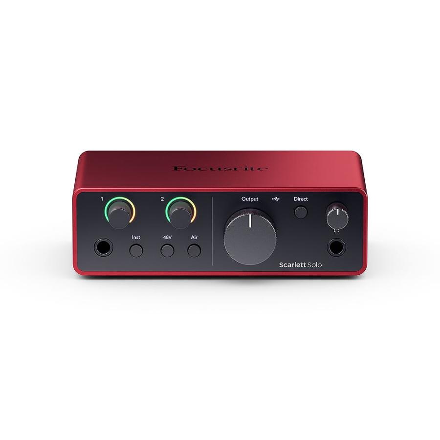 Focusrite フォーカスライト / Scarlett Solo gen4 2In/2Out USBオーディオインターフェイスの画像