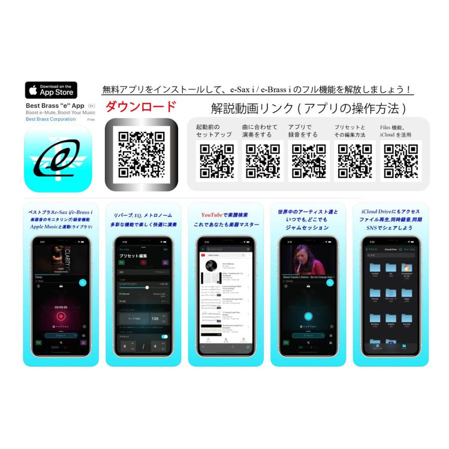 BEST BRASS e-SAXi ベストブラス イーサックス アルトサックス用 ESI