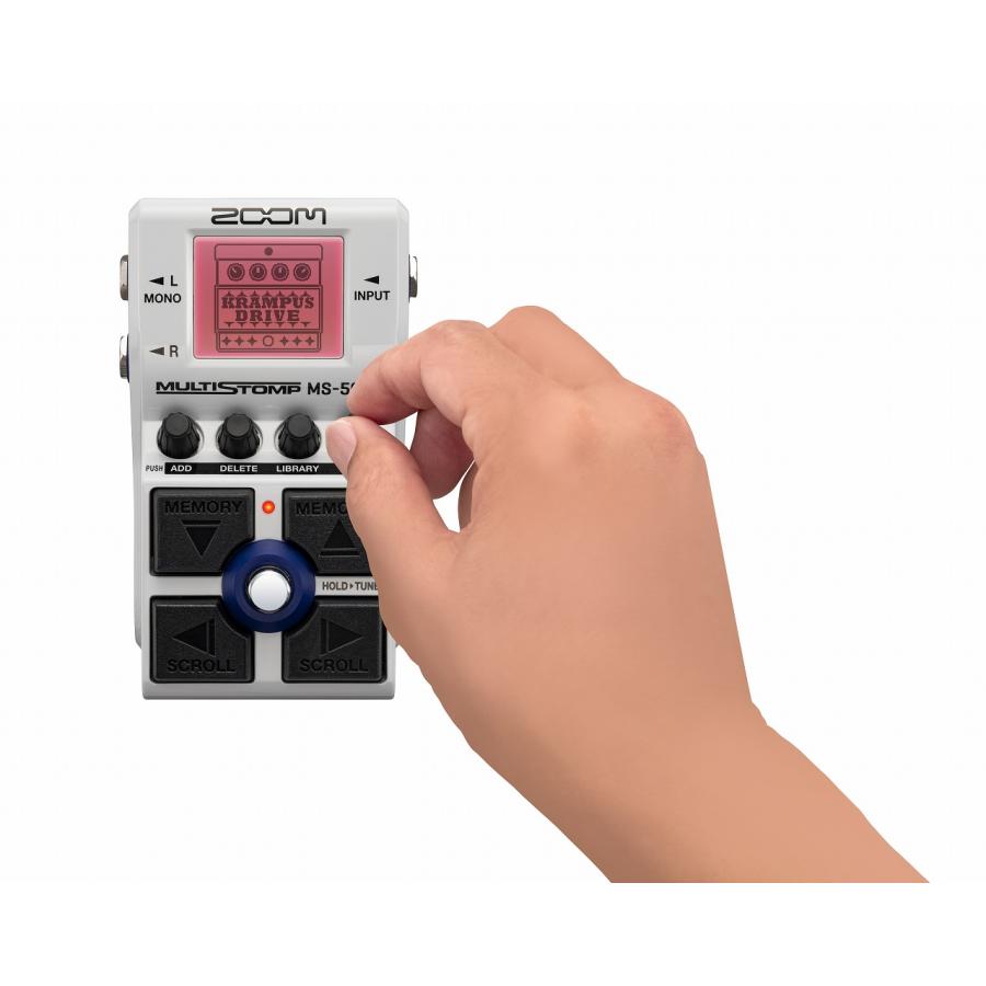 (無償オンラインユーザー登録で安心の3年間製品保証)ZOOM / MS-50G+ MultiStomp Guitar Pedal マルチエフェクター　ストンプボックス_6