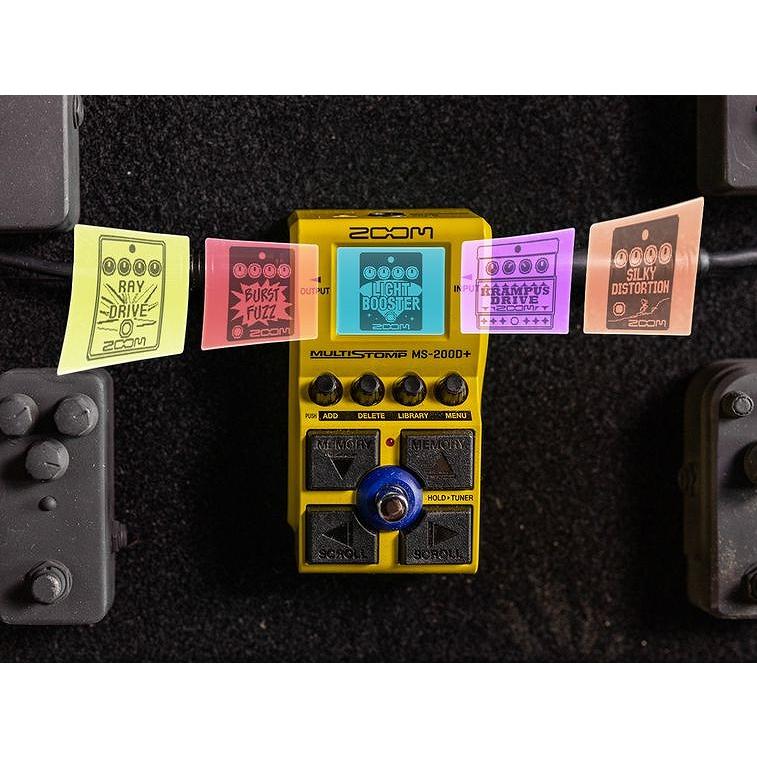 ZOOM ズーム マルチストンプボックス MS-200D＋ ZOOM MS-200D+ マルチストンプボックス ズーム | 島村楽器