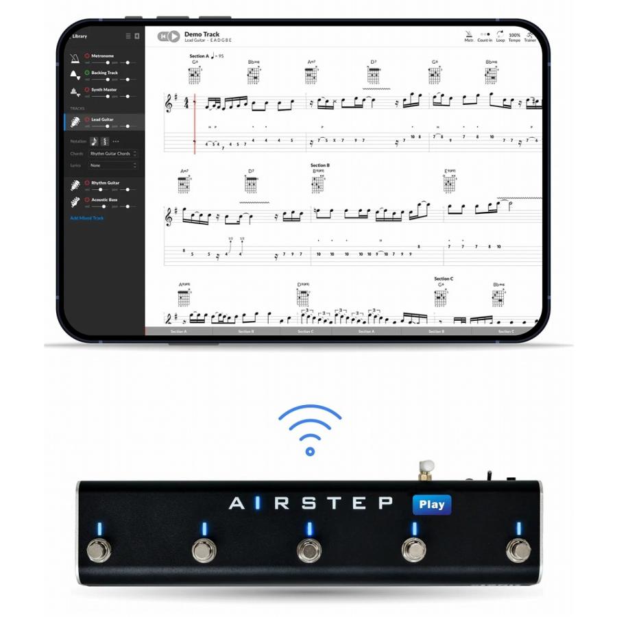 XSONIC / AIRSTEP Play フットコントローラー(国内正規品) : イシバシ