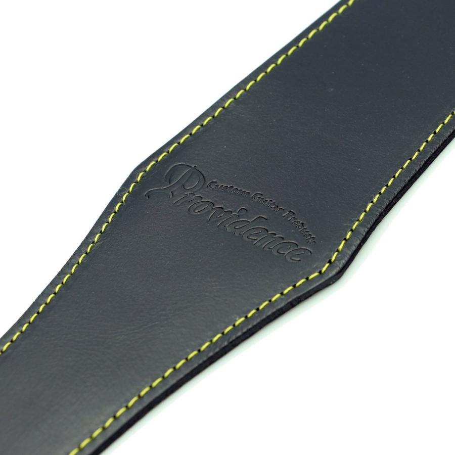 / Soft Leather Strrap PLS505 BK Black / Yellow Stitch プロヴィデンス 日本製 ストラップ ステッチ黄 【ウッディ】 (正規代理店製品)