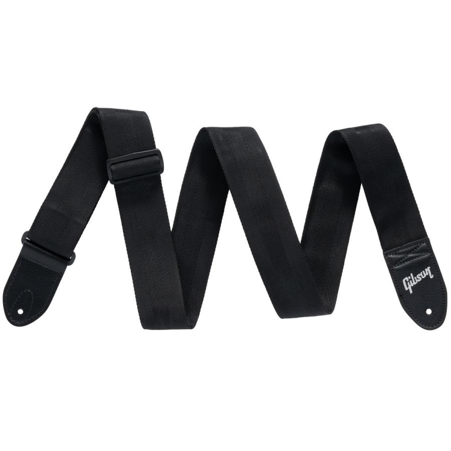 Gibson 純正ストラップ 黒 ギブソン ブラック Gibson（ギブソン） Gibson / ASBELT-BLK The Seatbelt (Black