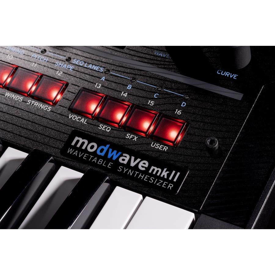 シンセサイザー　KORG modwave mkII コルグモッドウェイブMK2 modwave mk II - WAVETABLE SYNTHESIZER | KORG (Japan)