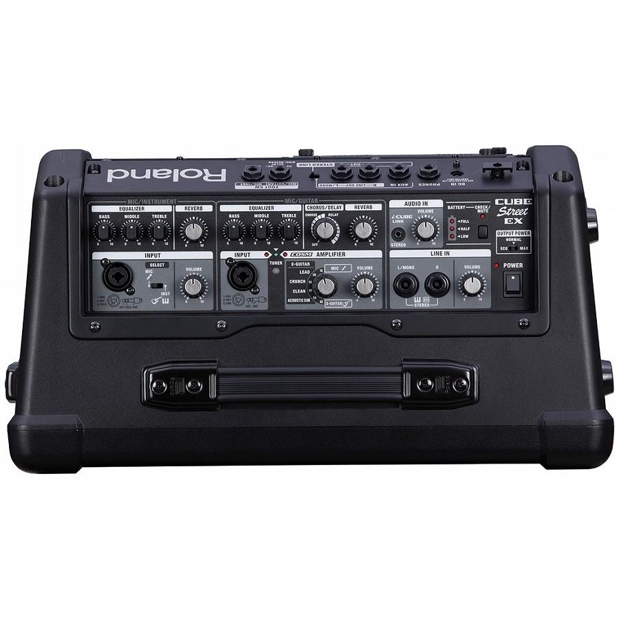 専用です。Roland/CUBE STREET純正ケースマイクケーブル 電池駆動セット 明瞭なサウンドのRoland CUBE STREET EX +