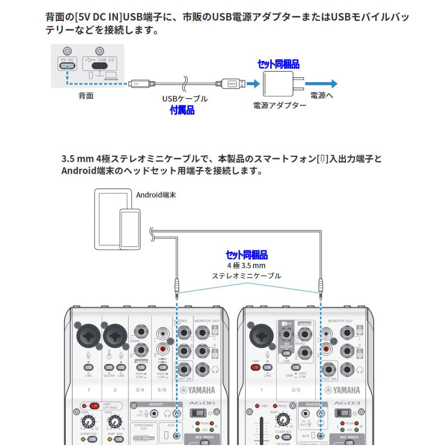 YAMAHA（ヤマハ） YAMAHA / AG03MK2 LCT240PRO Androidユーザー向け