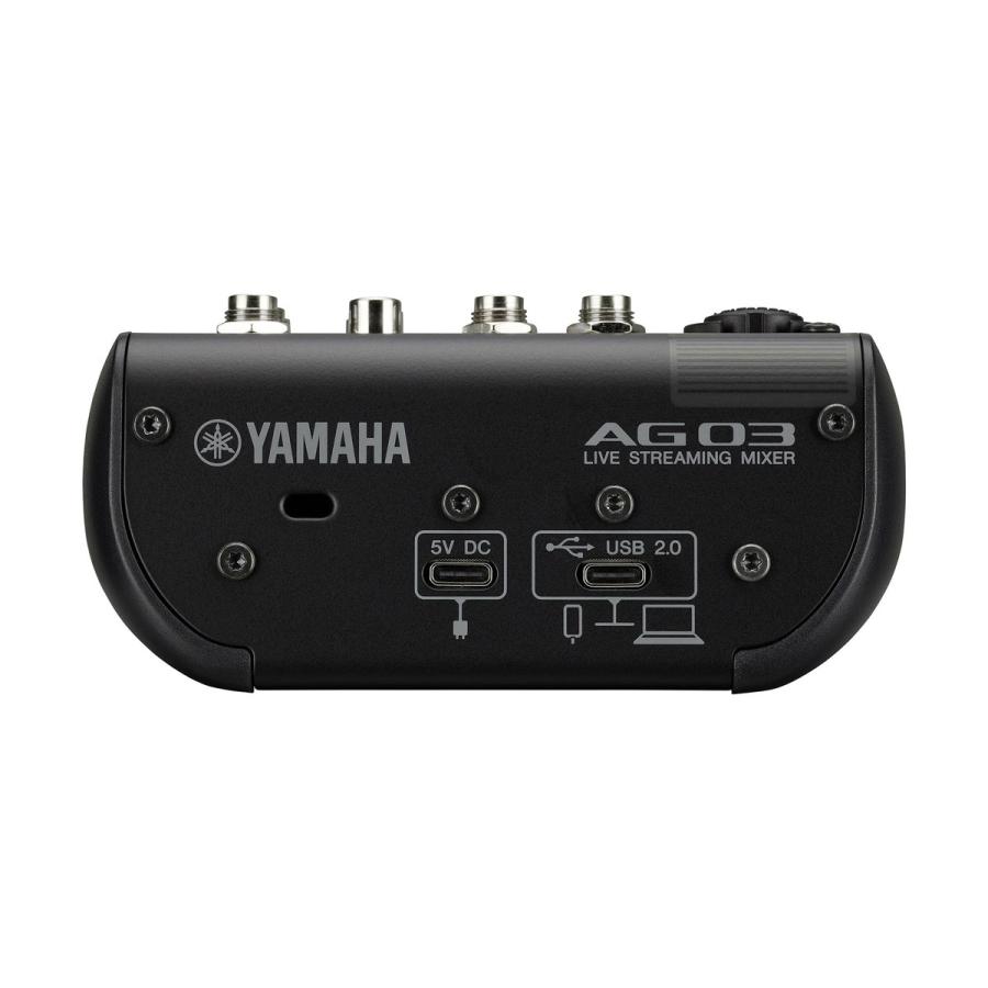 YAMAHA / AG03MK2 BLACK AT2040 (ATL458Aケーブル) PCユーザー向け 配信/DTMセット｜ishibashi｜03