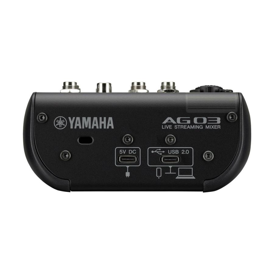 YAMAHA（ヤマハ） YAMAHA / AG03MK2 YCM01 BLACK PCユーザー向け 配信