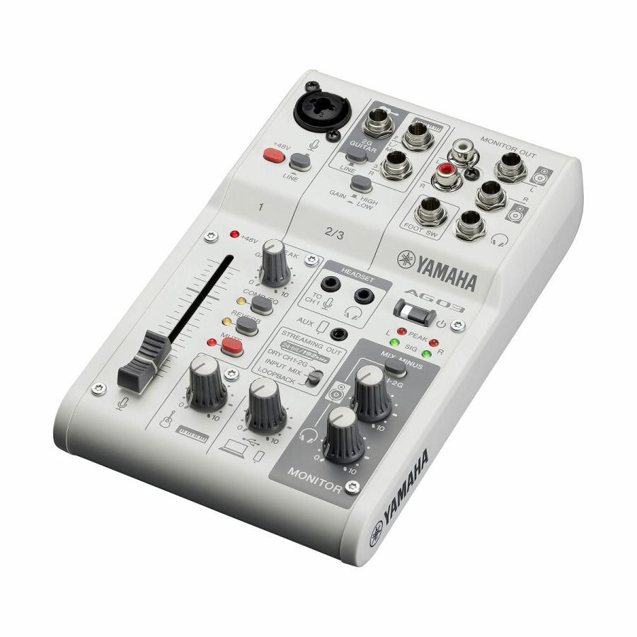 YAMAHA / AG03MK2 LSPK WHITE ライブストリーミングパッケージ