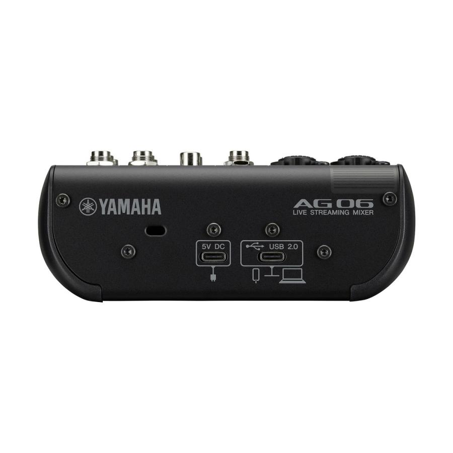 YAMAHA（ヤマハ） YAMAHA / AG06MK2 BLACK PCユーザー向け 配信/DTM