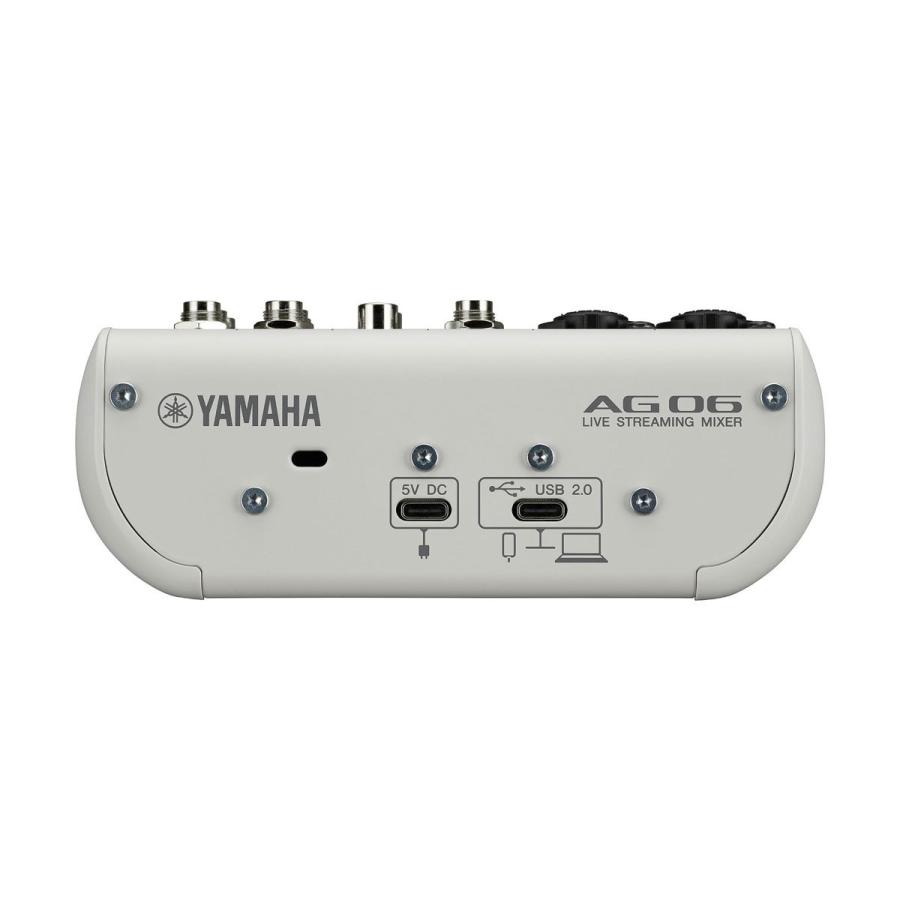 YAMAHA（ヤマハ） YAMAHA / AG06MK2 WHITE AT2020 iPhoneユーザー向け