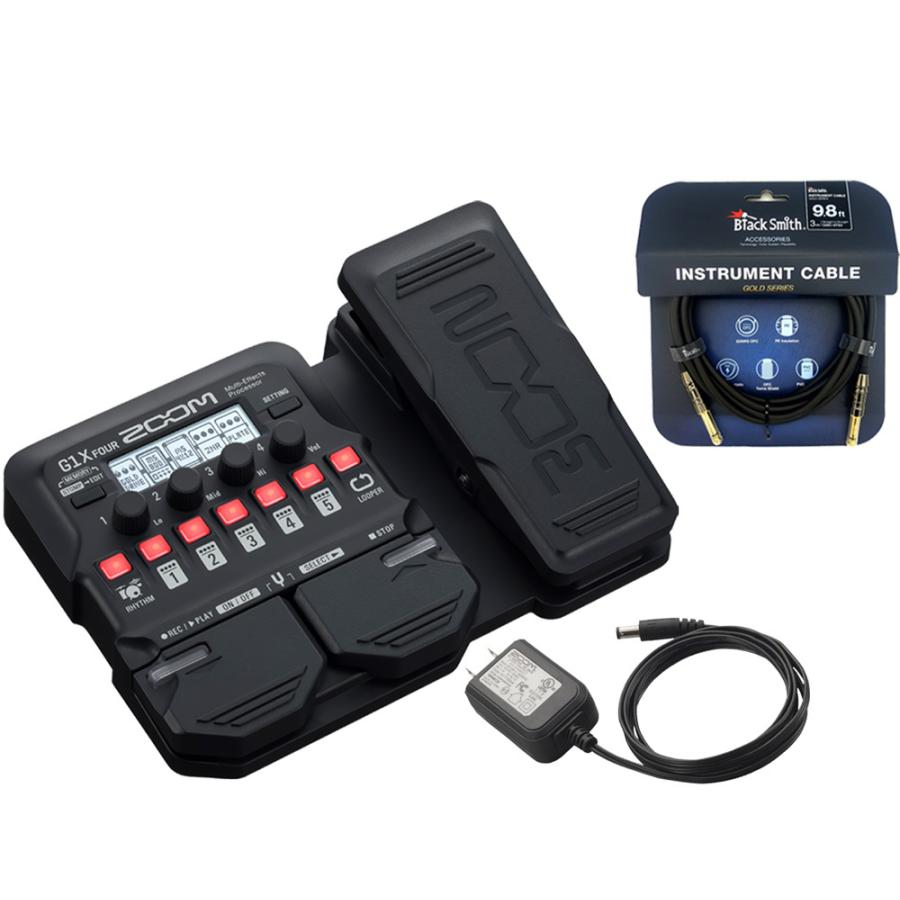ACアダプター付き ZOOM ズーム マルチエフェクター G1 FOUR Amazon.co.jp: ZOOM ズーム G1 FOUR ギターマルチエフェクター アンプ