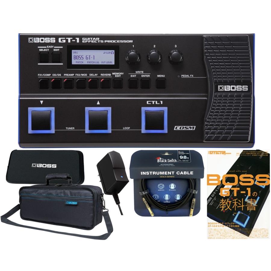 BOSS / GT-1 純正アダプター 純正バッグCB-GT1 GT-1教科書セット 