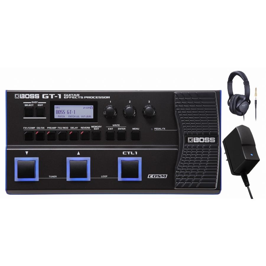 BOSS GT-1 マルチエフェクター(別売りBOSS純正ACアダプタ付き)