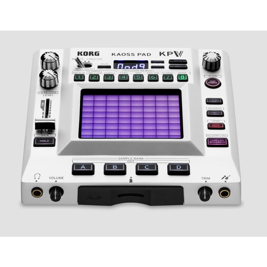 KORG コルグ / KAOSS PAD V(KPV) (RCA-PHONEデュアルケーブル + ステレオミニ-RCAケーブル セット) DYNAMIC EFFECT SAMPLER