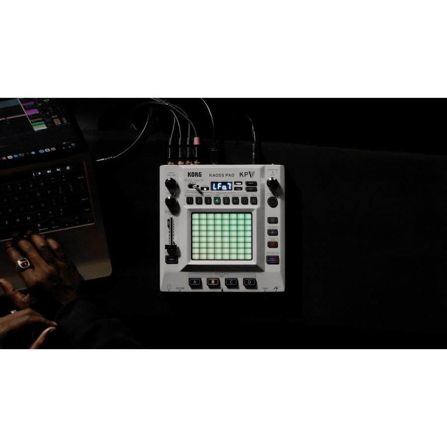 KORG コルグ / KAOSS PAD V(KPV) (RCA-PHONEデュアルケーブル + ステレオミニ-RCAケーブル セット) DYNAMIC EFFECT SAMPLER