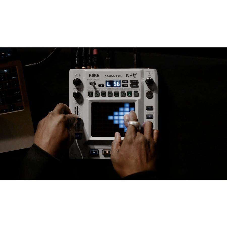 KORG コルグ / KAOSS PAD V(KPV) (RCA-PHONEデュアルケーブル + ステレオミニ-RCAケーブル セット) DYNAMIC EFFECT SAMPLER
