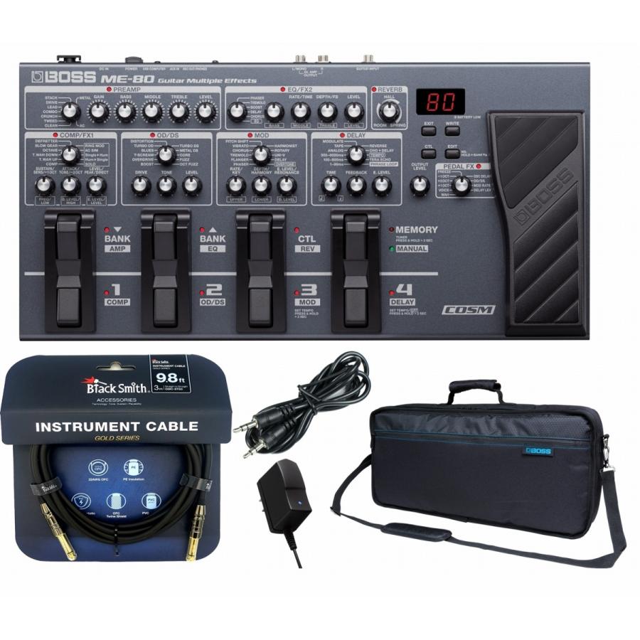 BOSS（楽器、器材） BOSS / ME-80 純正ケース＆ACアダプター、ケーブル ME-80 BOSS