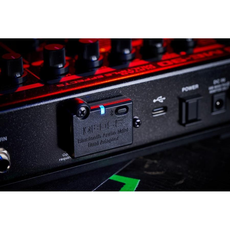 / ME-90 Guitar Multiple Effects マルチエフェクター [BT-DUAL + 純正アダプター同時購入セット] 【ＲＥＤ】 フェンダー ケーブル(赤)(YRK)