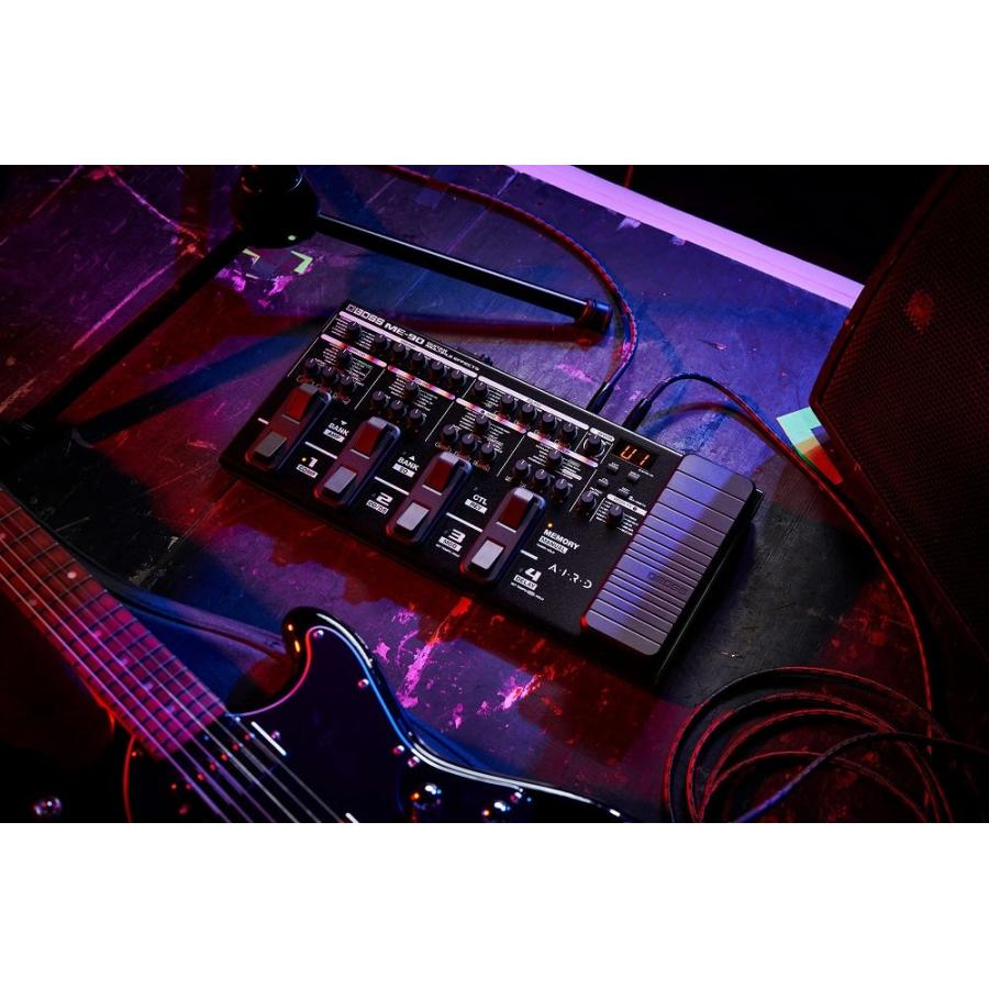 / ME-90 Guitar Multiple Effects マルチエフェクター [BT-DUAL + 純正アダプター同時購入セット] 【ＲＥＤ】 フェンダー ケーブル(赤)(YRK)