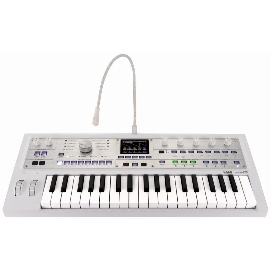 KORG（コルグ） コルグ / microKORG 2 メタリック・ホワイト (MK-2 MWH