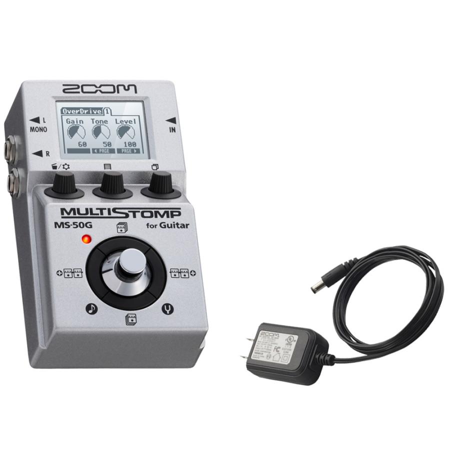 ズーム（zoom） ZOOM / MS-50G MultiStomp Guitar Pedal -純正AC
