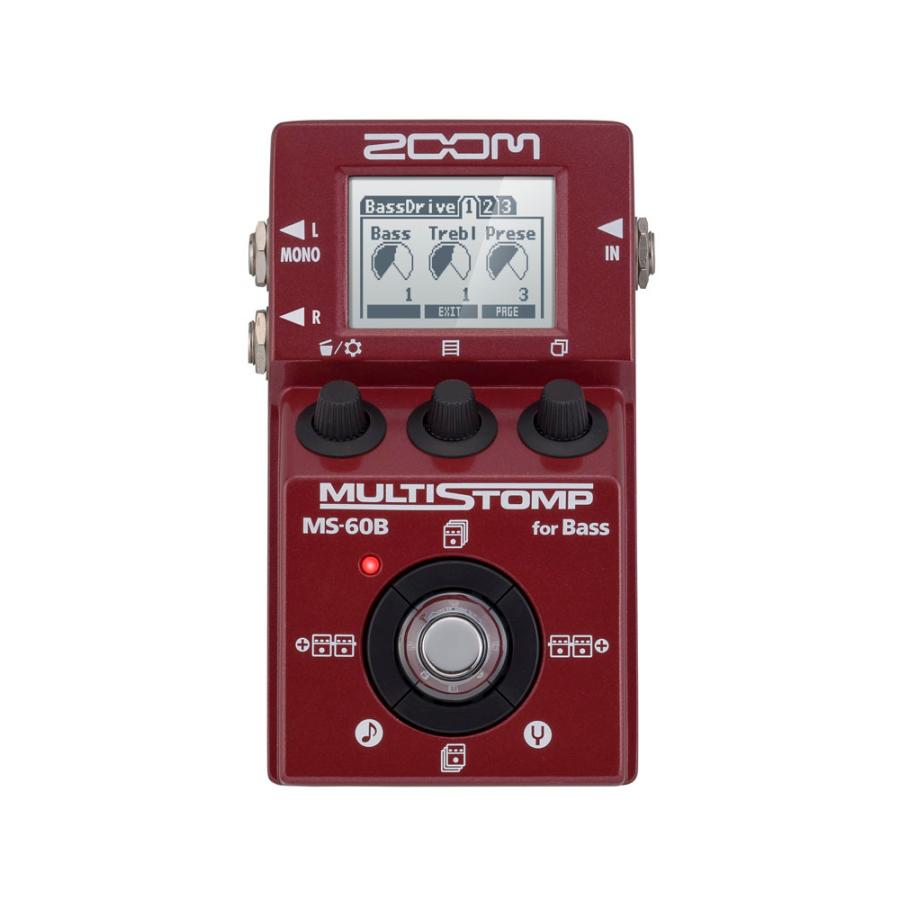 ZOOM / MS-60B MultiStomp Bass Pedal -純正ACアダプター、パッチ