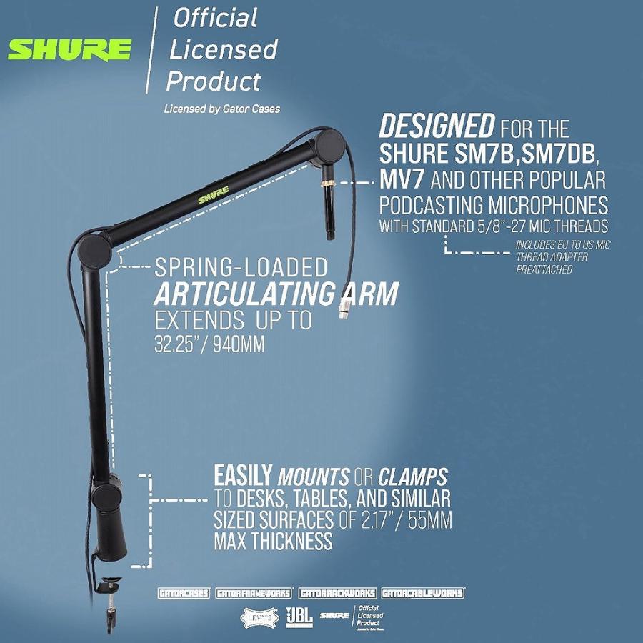 SHURE シュア / SM7dB [SH-BROADCAST1 & 5mマイクケーブル SHURE シュア / SM7dB [SH-BROADCAST1 & 5mマイクケーブル