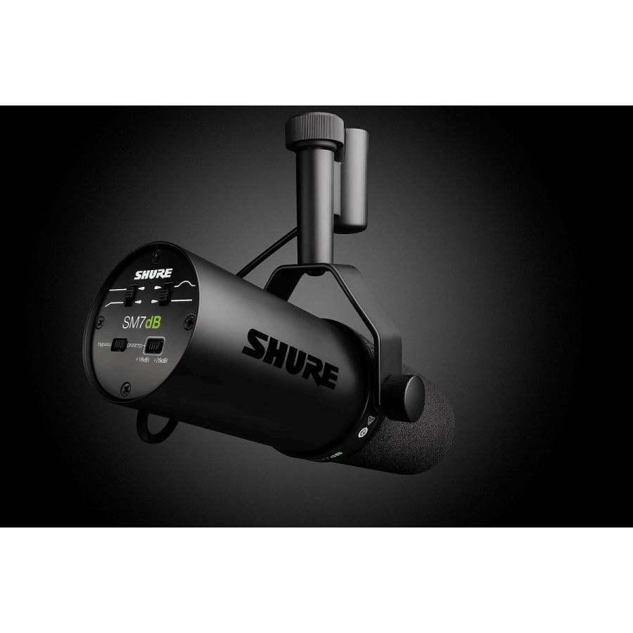 SHURE シュア / SM7dB (3mマイクケーブル ATL458A/3.0 セット！) プリアンプ搭載ダイナミックボーカルマイクロホン｜ishibashi｜13