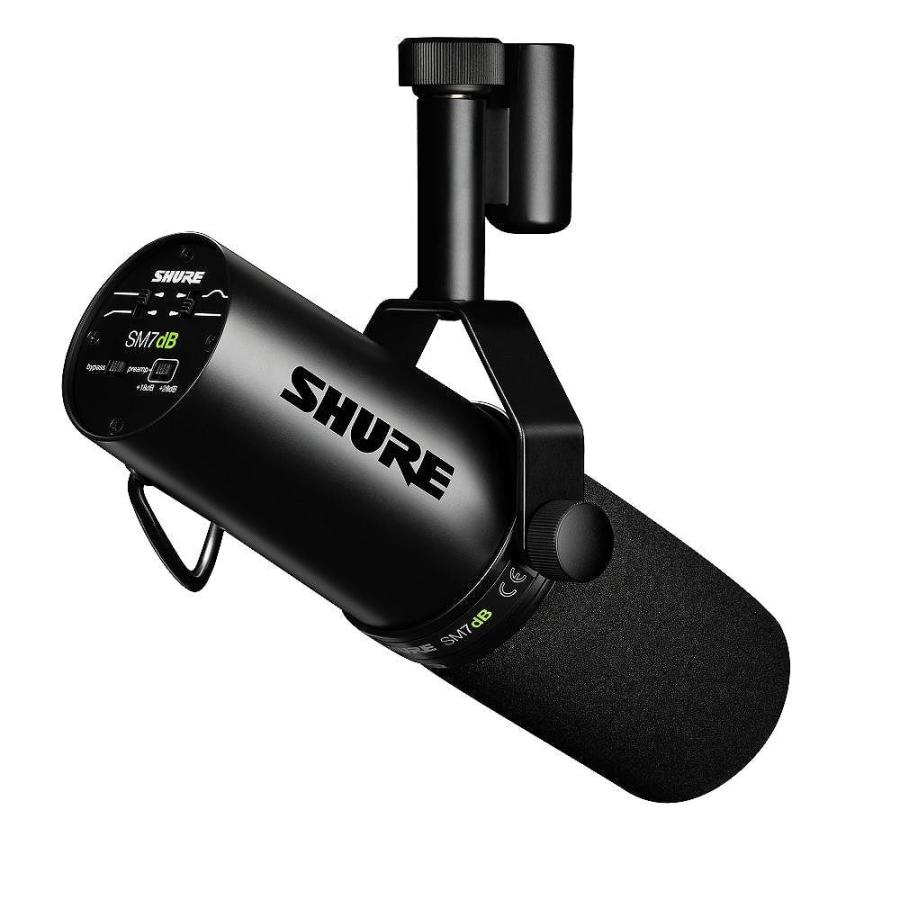 SHURE シュア / SM7dB (3mマイクケーブル ATL458A/3.0 セット！) プリアンプ搭載ダイナミックボーカルマイクロホン｜ishibashi｜05