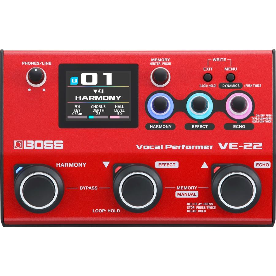 BOSS（楽器、器材） BOSS ボス / VE-22 (専用バッグ CB-VE22
