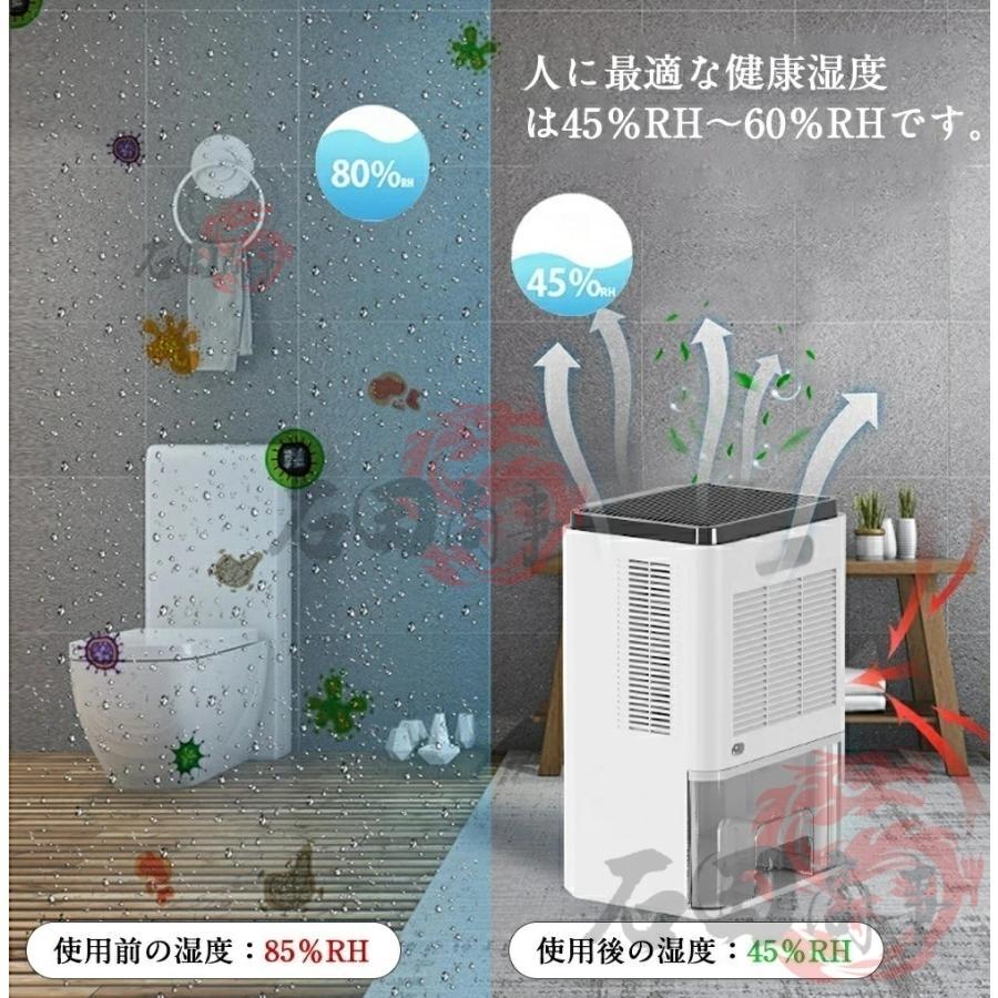 パワフル 除湿機 小型 除湿器 強力除湿 2000ml大容量 省エネ 空気清浄