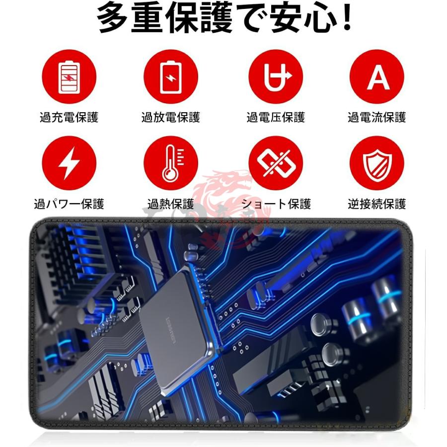 ジャンプスターター 大容量 50000mAh エンジンスターター 12ボルト