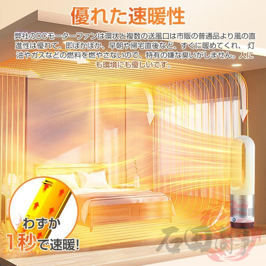 セラミックヒーター 冷暖兼用 電気ファンヒーター 電気ヒーター 8段階