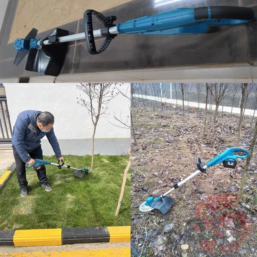 草刈機 充電式 草刈り機 バッテリー互換 電動刈払機 伸縮式 角度調整