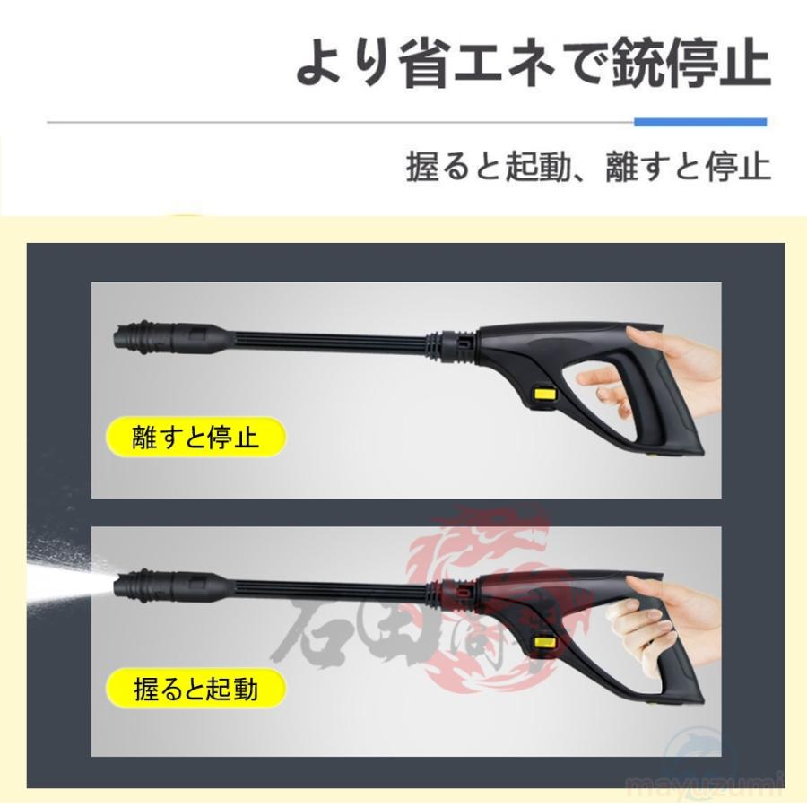 高圧洗浄機 コンパクト 強力噴射 自吸両用 1800W 17MPa 静音 水道直結