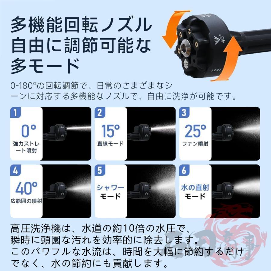 高圧洗浄機 コードレス 充電式 強力噴射 吐出圧力 3段階調整 10MPa