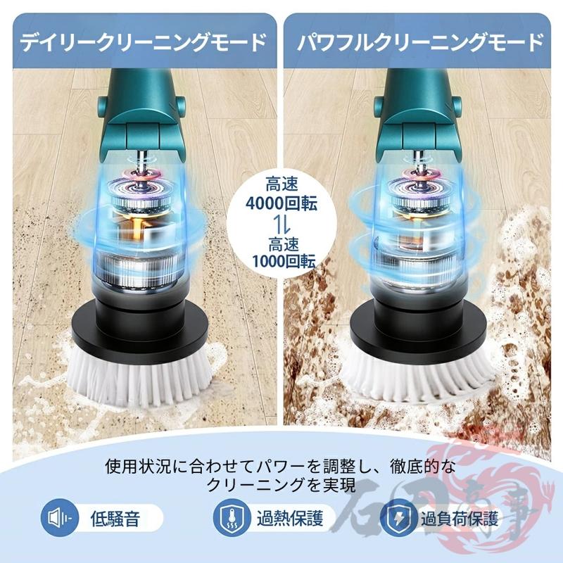 【未使用】電動バスポリッシャー 2026新品 電動お掃除ブラシ バスポリッシャー 防水 手持ち式 充電式