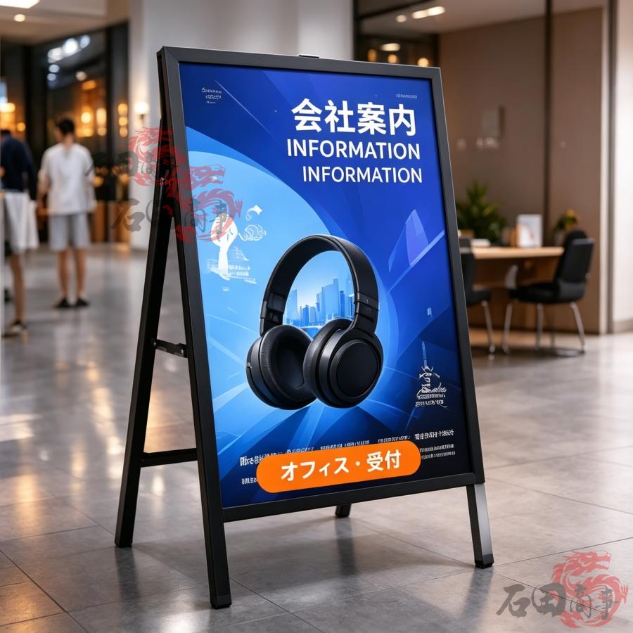 看板 広告用ライトボツクス a型看板 光る看板 スタンド型 LED 照明板