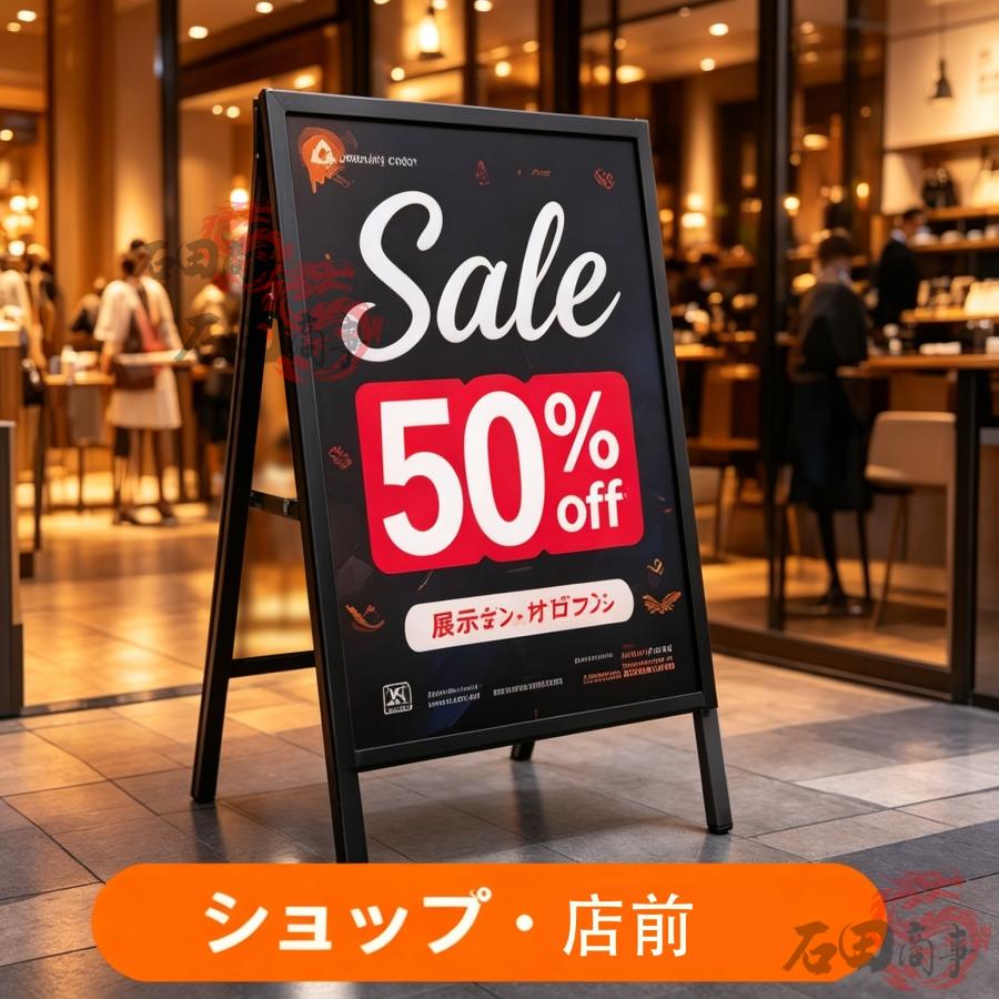 【美品】立て看板　LED看板　送料込　ライト確認済 看板 広告用ライトボツクス a型看板 光る看板 スタンド型 LED 照明板