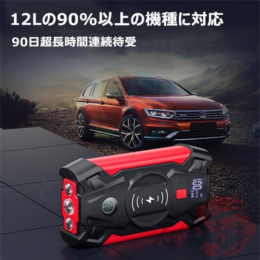 即納 ジャンプスターター ポータブル電源 大容量 12V 39800mAh 緊急