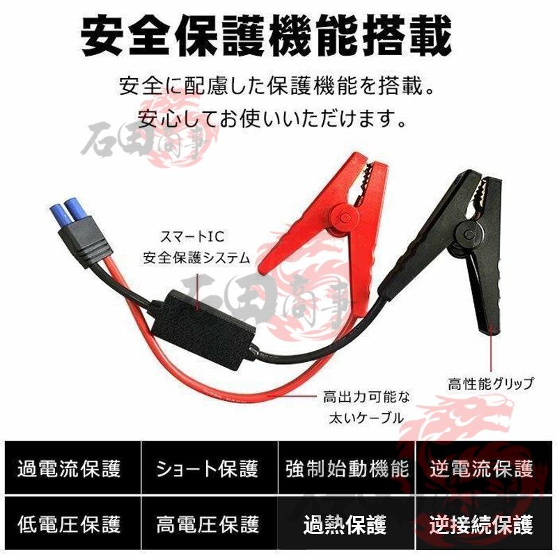 ジャンプスターター ポータブル電源 大容量 12V 79800mAh 緊急始動 車