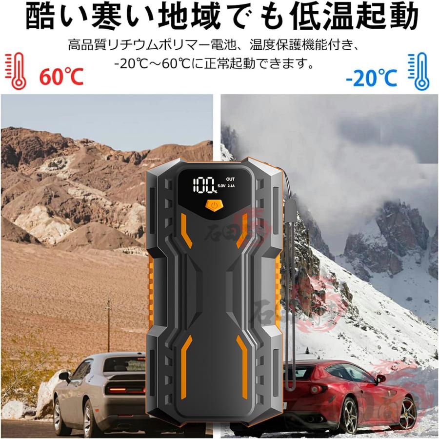 ジャンプスターター ポータブル電源 大容量 12V 79800mAh 緊急始動 車