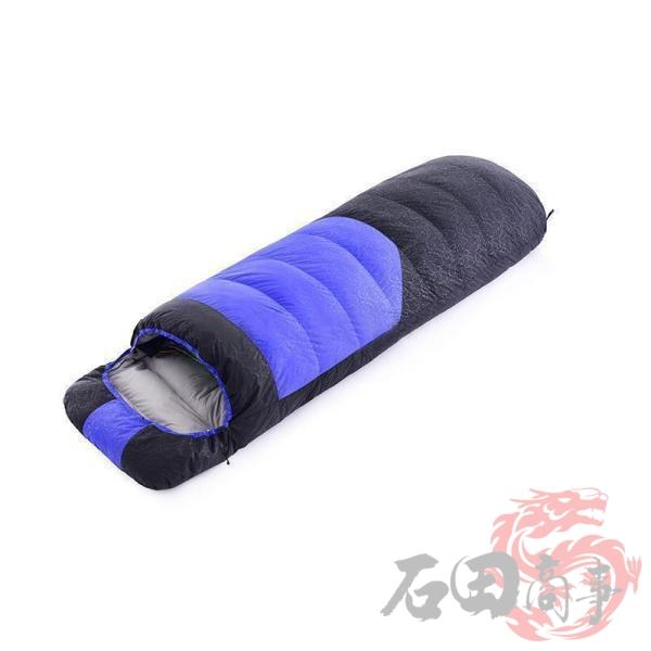 寝袋 冬用 最強 封筒型 防水保温圧縮袋付き 高級ダウンシュラフ