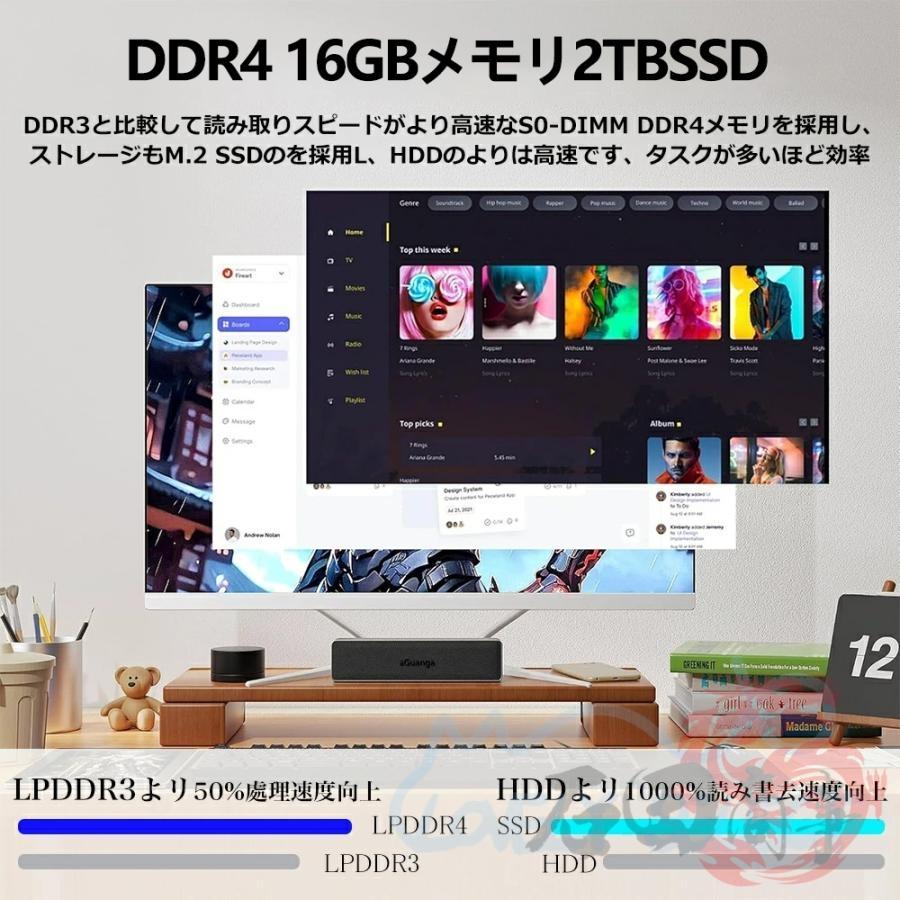 デスクトップパソコン セット Windows10/11 新品 一体型pc パソコン