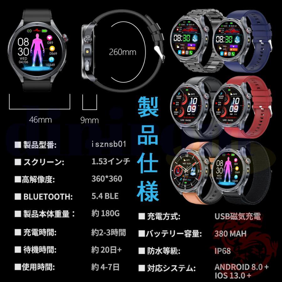 2026最新登場 スマートウォッチ IP68防水 bluetooth5.4 データ分析