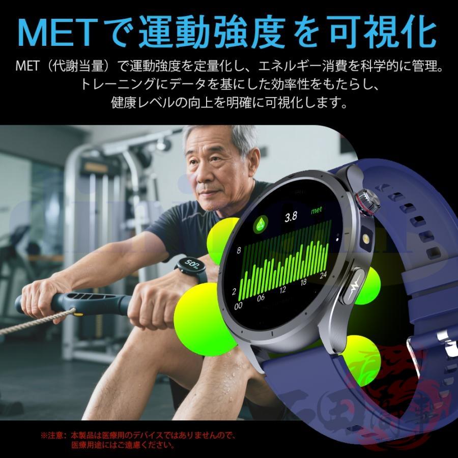 2026最新登場 スマートウォッチ IP68防水 bluetooth5.4 データ分析
